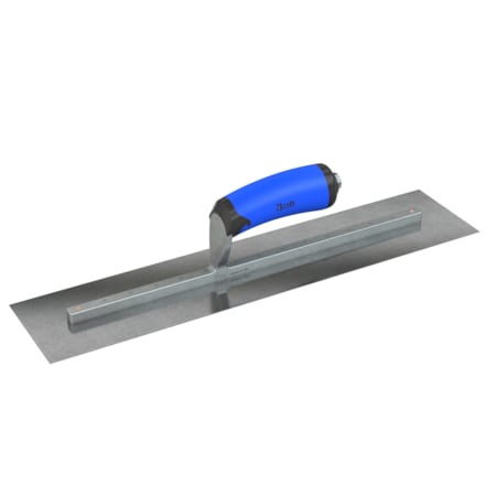 Steel City Trowels By Bon Finish Trowel, Square, Carbon Steel, 18 X 4, Comfort Grip 67-240